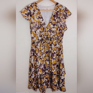 Aiblee Vibrant Floral Dress